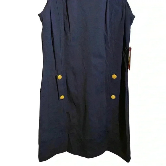 NEW VINCE CAMUTO Women's Skirt Dress Sleeveless Back Zip Navy Blue Size 4 - Picture 3 of 15